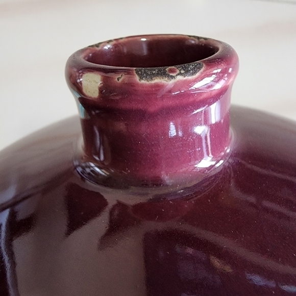 Boho Tribal Pattern Round Vase Deco Bohemian - Picture 7 of 7